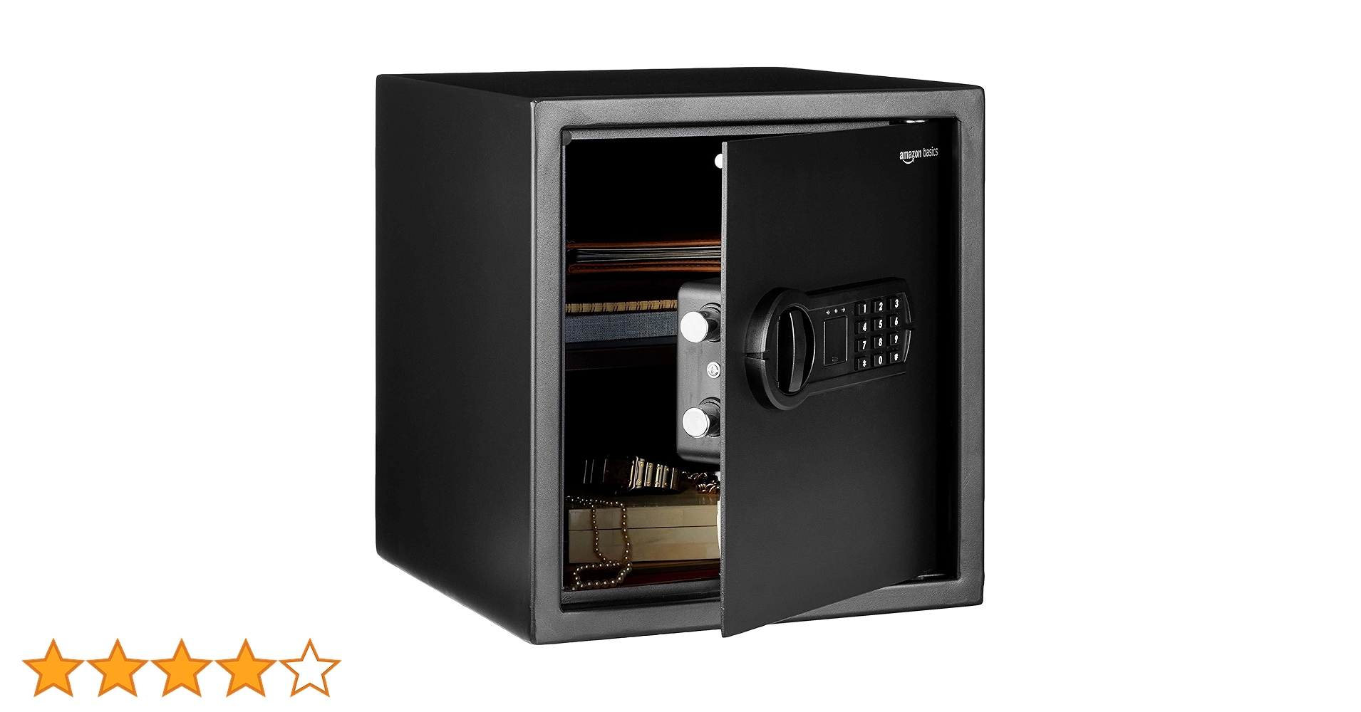 Amazon.co.jp: Amazonベーシック 金庫 家庭用 業務用 電子式 テンキー